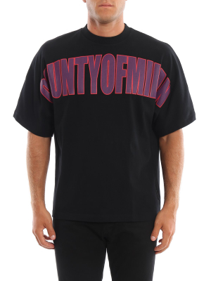 Marcelo Burlon County Of Milan Logo Print T-shirt