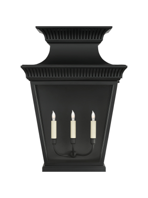 Elsinore Extra Large 3/4 Wall Lantern In Various Colors