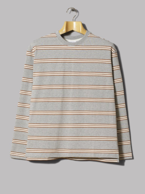 Uniform Bridge Vintage Stripe Tee (grey)