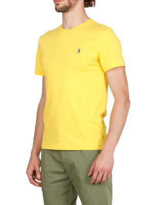 Polo Ralph Lauren Logo Embroidered Round Neck T-shirt