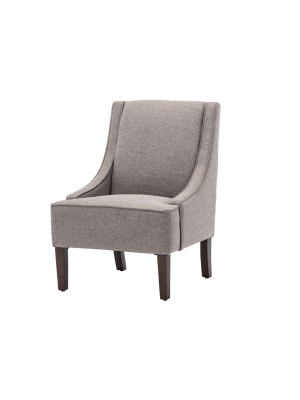 Eluxury Modern Swoop Accent Chair