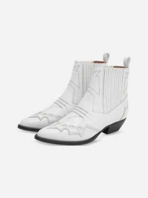 Tuscon Boots - White