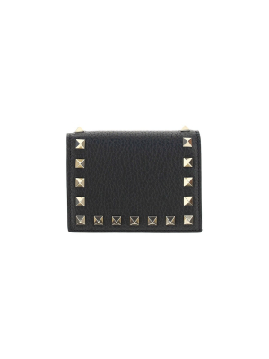 Valentino Garavani Rockstud Folded Wallet