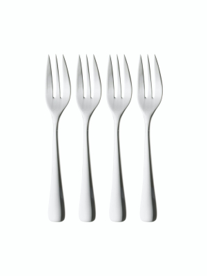 Malvern Bright Pastry Fork, Set Of 4