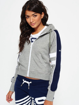 Shortie Sports Zip Hoodie