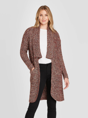 Women's Open Cardigan - Knox Rose™ Rust