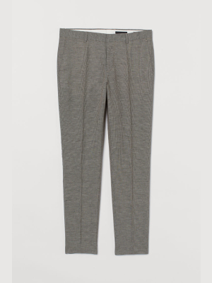 Slim Fit Linen Suit Pants