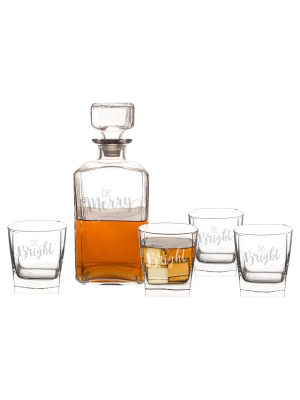 Be Merry Decanter Set