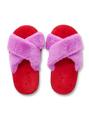 Raspberry Bubble Kids Slippers