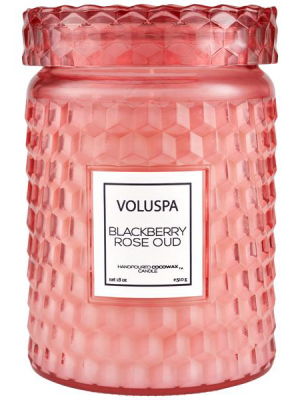 Blackberry Rose Oud Large Jar Candle