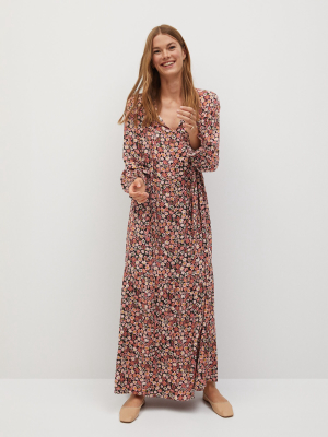 Printed Long Dress