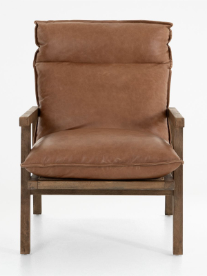 Tanner Chaps Saddle Leather Chair