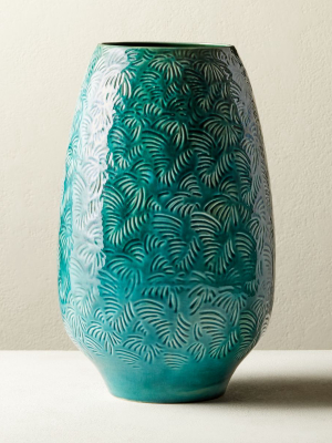 Palm Leaf Vase