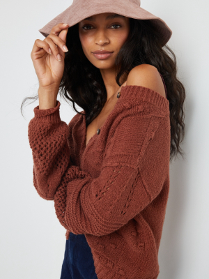 Pilcro Diana Cropped Cardigan