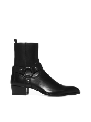 Saint Laurent Wyatt Harness Boots