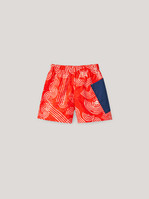 Printed Shorts With Patch Pocket