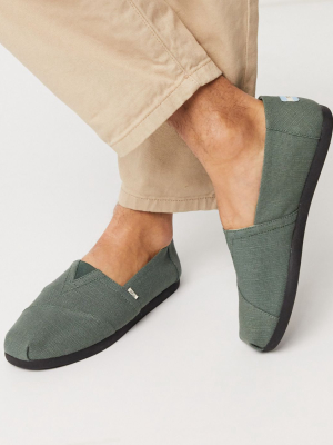 Toms Espadrilles In Khaki Canvas