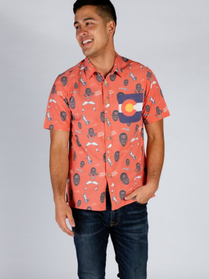 The Von Miller | Orange Hawaiian Shirt