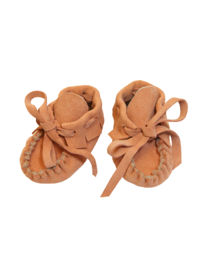 Manimal Peach Baby Booties