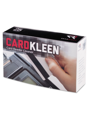 Read Right Cardkleen Presaturated Magnetic Head Cleaning Cards 2 1/2" X 5 1/4" 25/box Rr1222