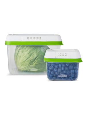 Rubbermaid 4pc Freshworks Set Green