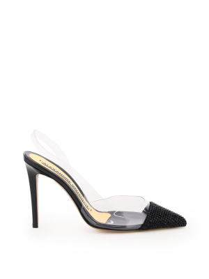 Alexandre Vauthier Amber Ghost Embellished Pvc Pumps