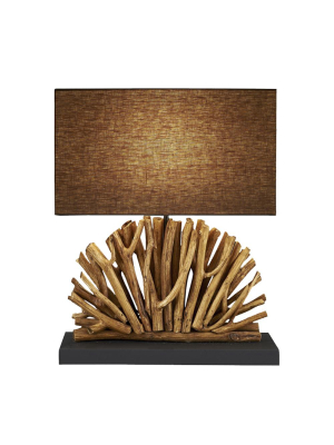 Continental Home Eucalyptus Branch Table Lamp