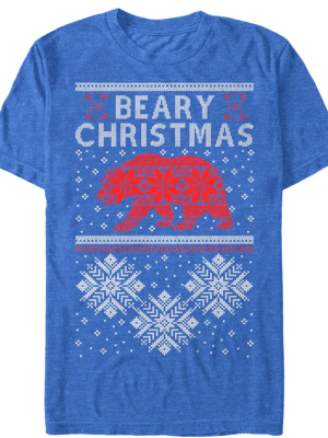 Men's Lost Gods Beary Christmas T-shirt