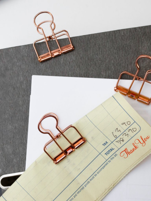 Copper Wire Clips Set Of 6