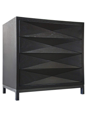 Cfc Diamante Nightstand - Black