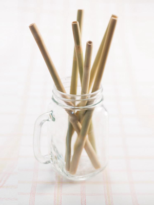 Bamboo Straws Set