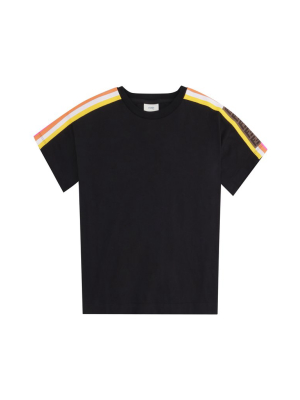 Fendi Kids Stripe Detail T-shirt