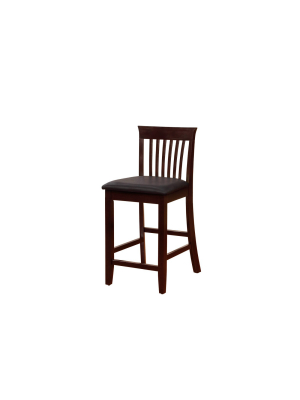 Torino Counter Height Barstool Black - Linon