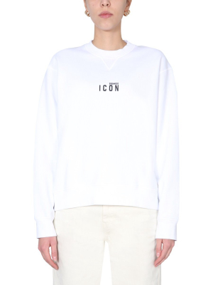 Dsquared2 Icon Print Crewneck Sweatshirt