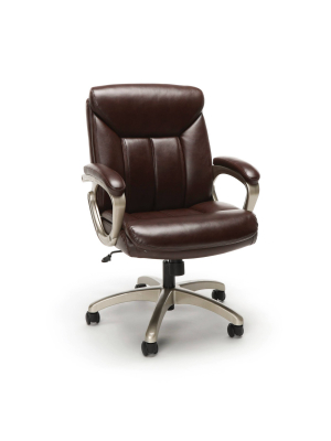 Essentials Collection Executive Office Chair Brown/champagne - Ofm