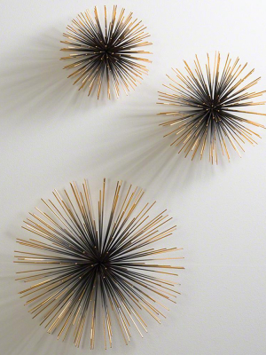 Global Views Boom Wall Sculpture - Brass