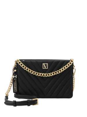 The Victoria Chain Crossbody In V-quilt