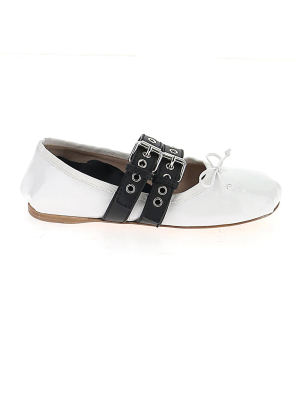 Miu Miu Buckled Ankle Strap Flats