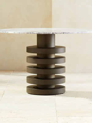 Column Round Dining Table