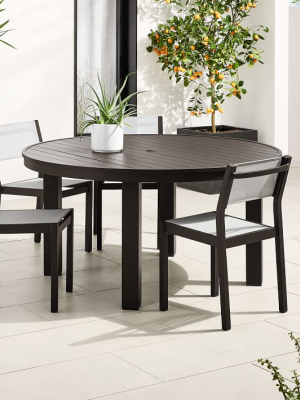 Portside Aluminum Outdoor Round Dining Table