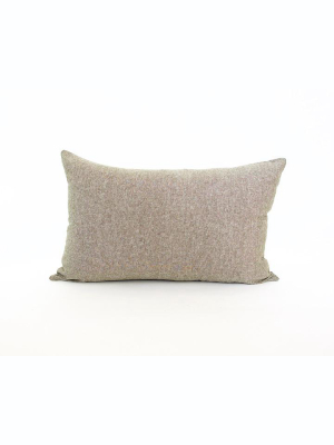 Olive Green Lumbar Pillow Case - 14x22 (final Sale)