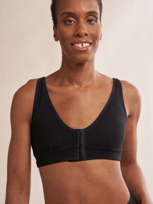 Rora Pocketed Front Close Bralette