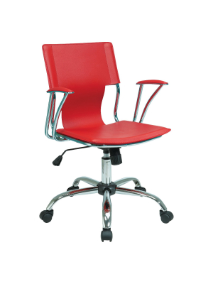 Dorado Office Chair Red - Osp Home Furnishings