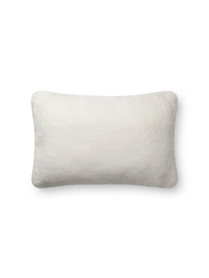 White Faux Fur Pillow