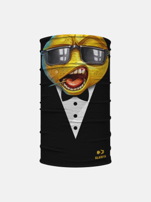 Smooth Smiling Face Toxic Emoticon Neck Gaiter