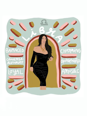 Zodiac Print: Libra Kim Kardashian