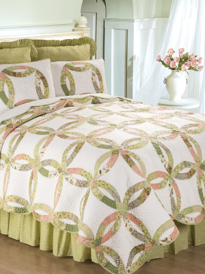 C&f Home Annie's Wedding Pieced Quilt Mini Set