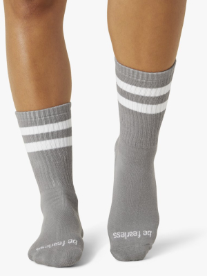 Be Fearless Crew Grip Socks