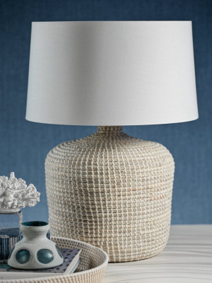 Palm Beach Seagrass Table Lamp