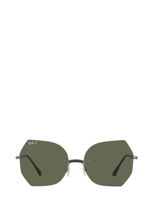 Ray-ban Geometric Frame Sunglasses